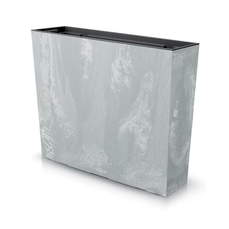 Donica PROSPERPLAST Urbi Case Beton Effect (49.8 x 58 x 18 cm) 44L Jasnoszary