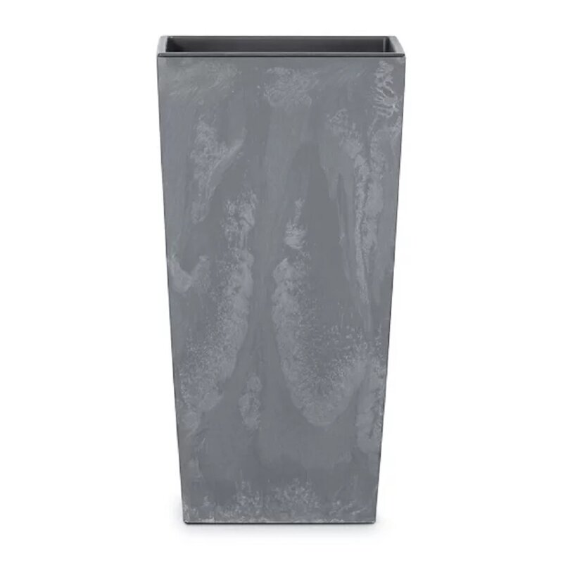 Doniczka PROSPERPLAST Urbi Square Beton Effect DURS400E-425U (40 x 40 x 75 cm) 37L Ciemnoszary