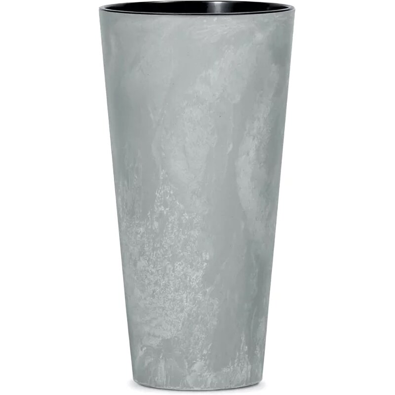 Donica PROSPERPLAST Tubus Slim Beton Effect DTUS400E-422U 64L Szary