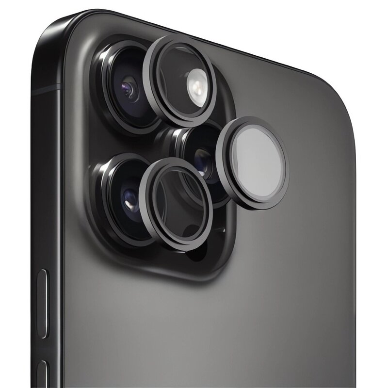 Szkło hartowane na obiektyw HAMMER GLASS Lens Protector do Apple iPhone 14/14 Plus Czarny