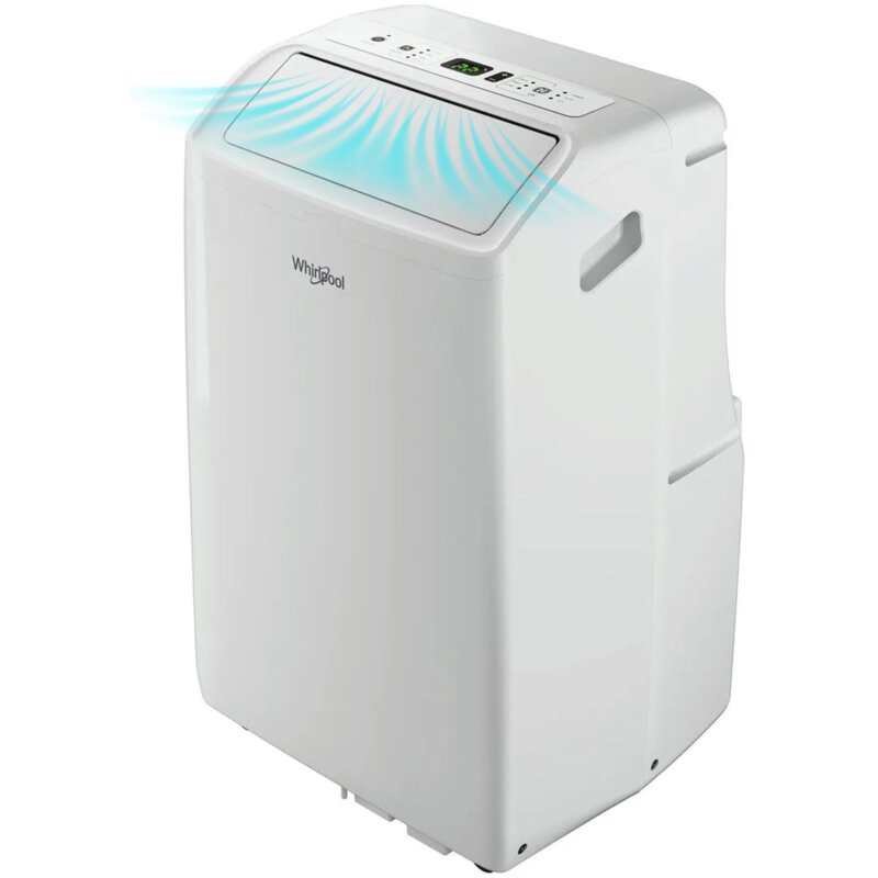 Klimatyzator przenośny WHIRLPOOL PACF29HPW Szósty Zmysł Osuszanie Czarny Wentylator Biały