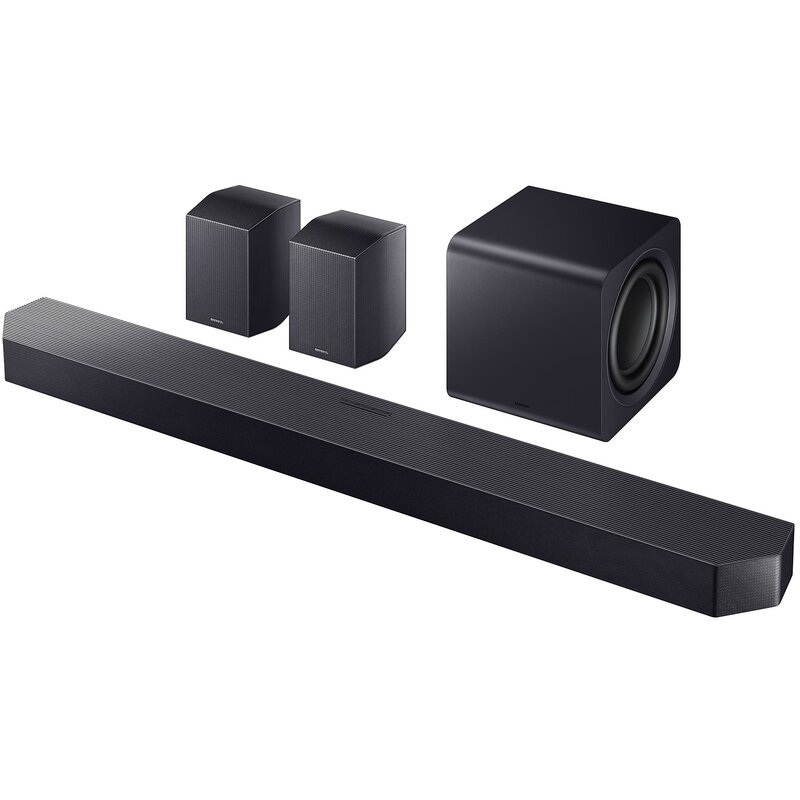 Soundbar SAMSUNG HW-Q990F EN Czarny 11.1.4-kanałowy, Bezprzewodowy Subwoofer, Głośniki Surround, Wi-Fi, BT, HDMI eARC