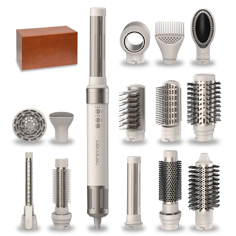 Suszarko-lokówka CECOTEC Ceramiccare 14w1 Aigram Szampański 70 mm 1400W