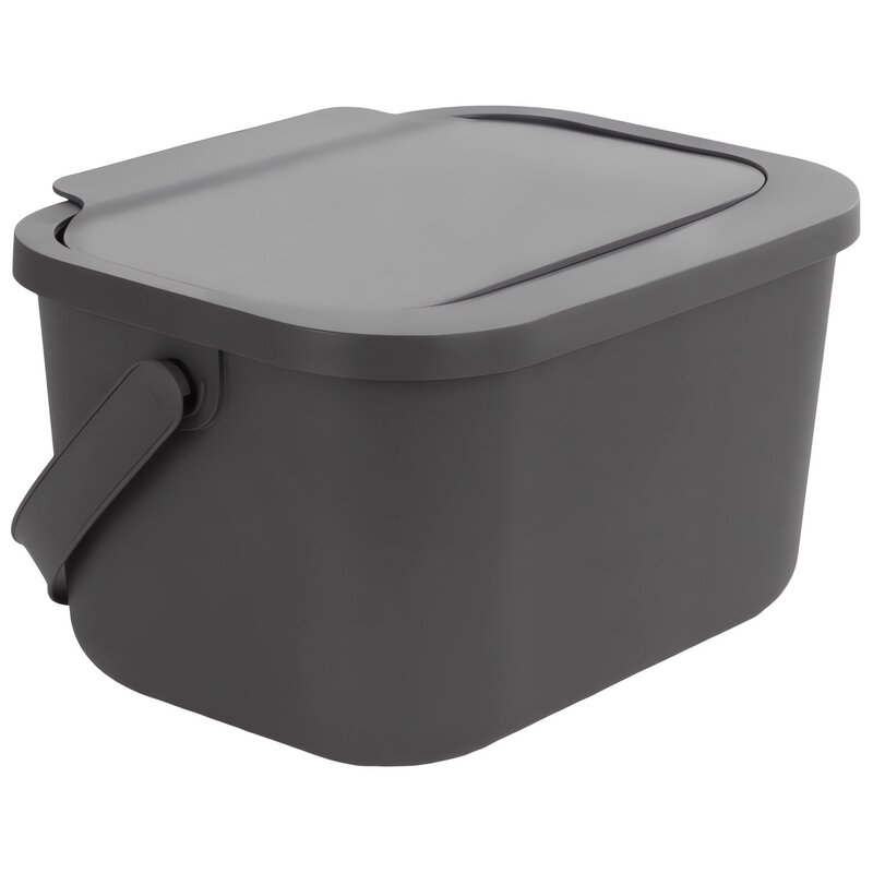 Kosz na śmieci PRACTIC Mini Bini 15110893 4.5L Szary