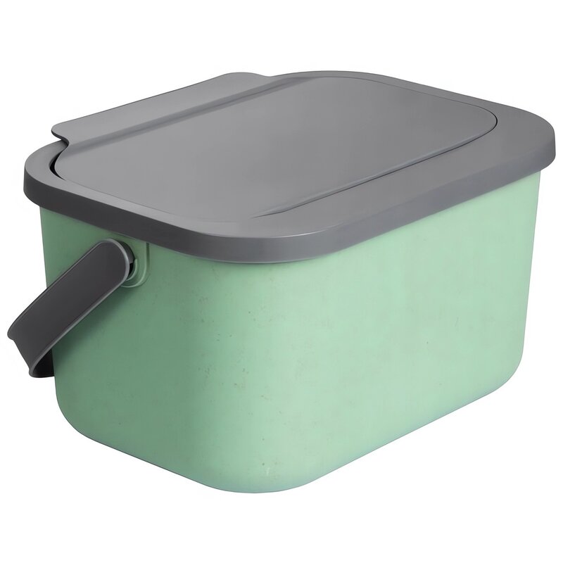 Kosz na śmieci PRACTIC Mini Bini 15110993 4.5L Zielono-czarny