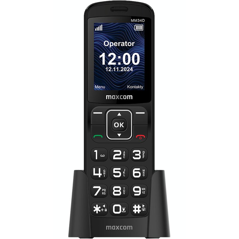 Telefon MAXCOM Comfort MM34D 4G Czarny
