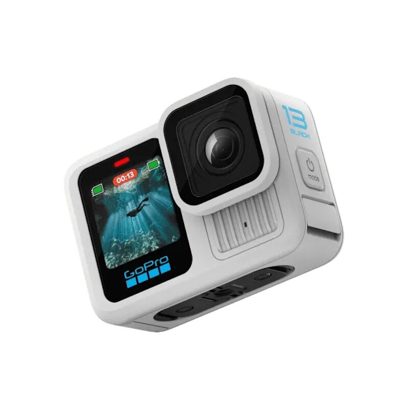 Kamera sportowa GOPRO HERO 13 POLAR WHITE, filmy 5.3K 60 FPS, matryca 1/1,9, GPS, Wi-Fi, Bluetooth