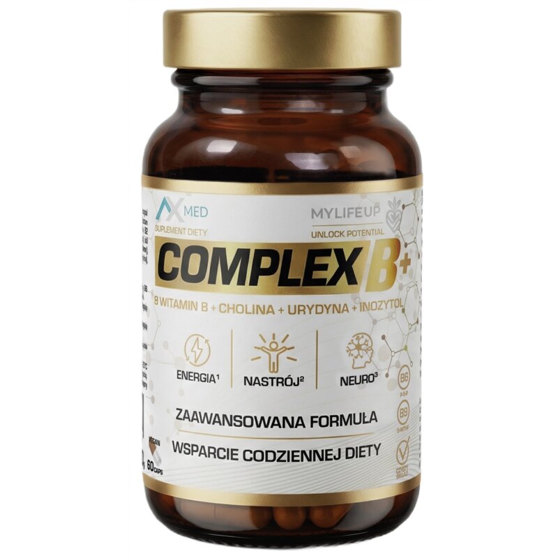 Kompleks witamin AX MED Complex B+ (60 kapsułek)