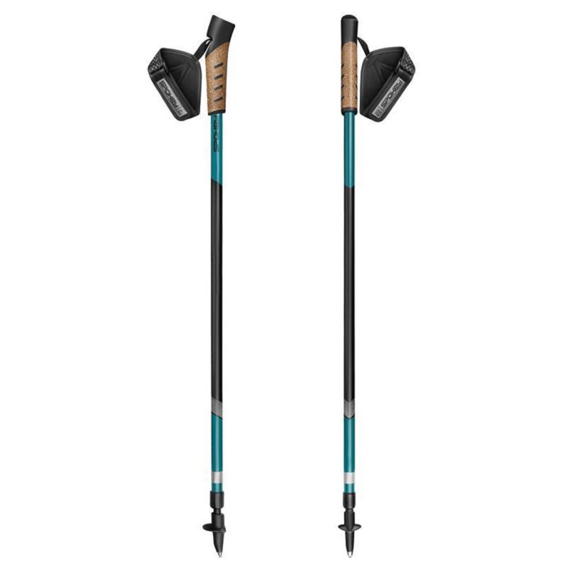 Kijki do nordic walking SPOKEY Peak (105 - 135 cm) Czarno-niebieski