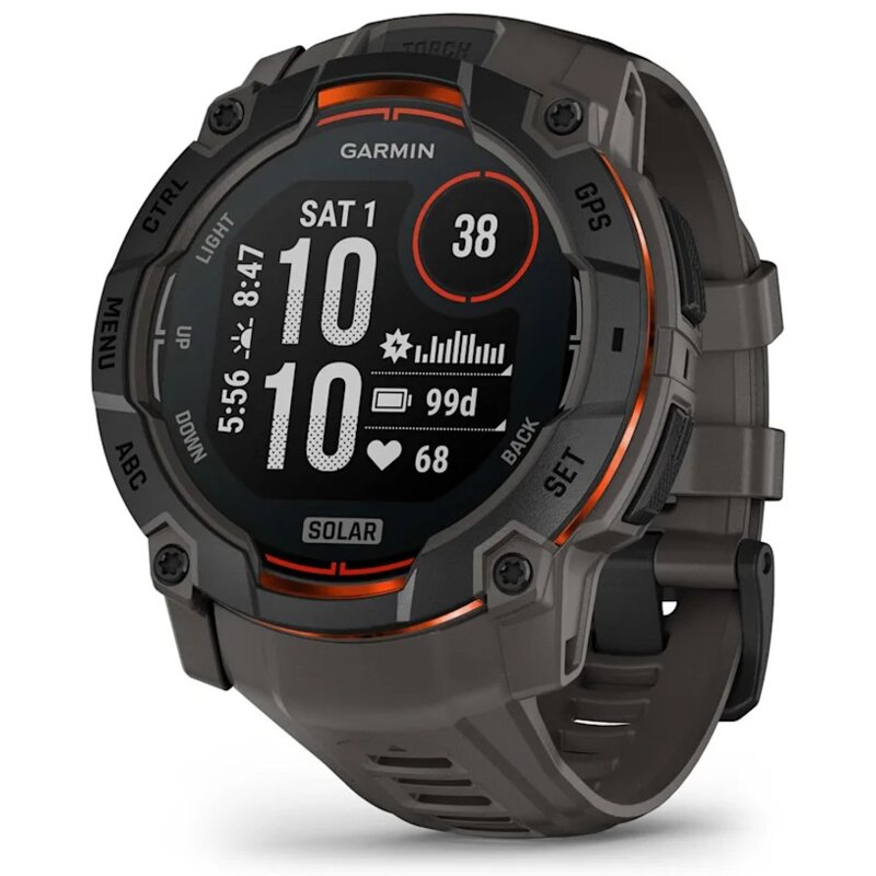 Garmin Instinct 3 Solar 50mm GPS Czarno-grafitowy