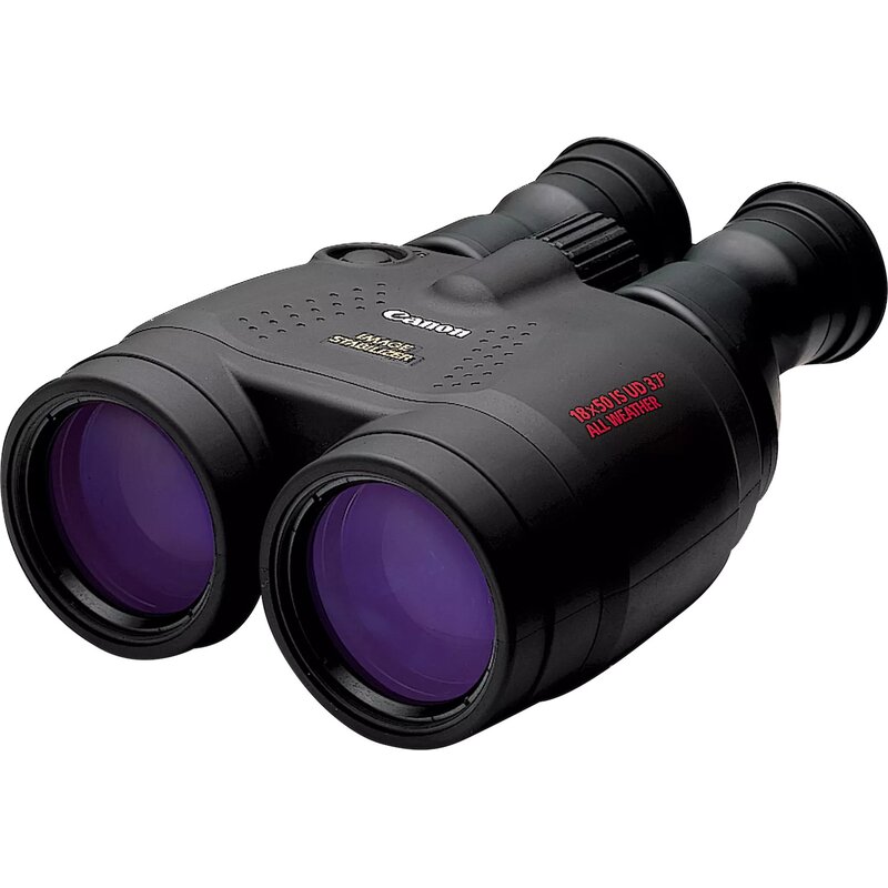 Lornetka ze stabilizacją obrazu CANON 18x50 IS Czarny (4624A014), uszczelniana konstrukcja, 18-krotne zbliżenie