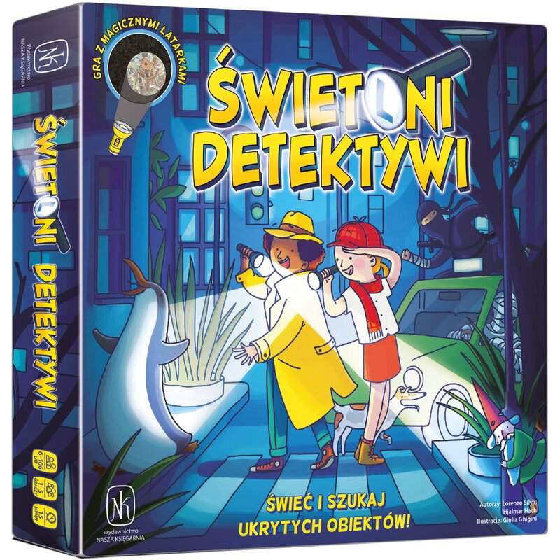 Gra planszowa NASZA KSIĘGARNIA Świetlni detektywi