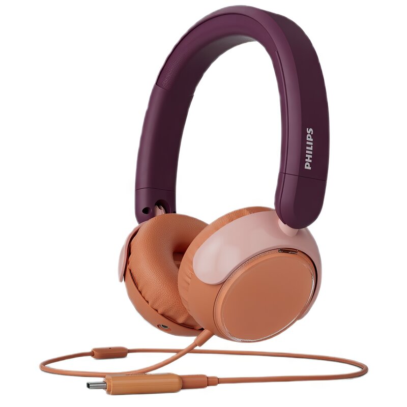 Philips TAK2000MP Dla dzieci Nauszne Mikrofon Fioletowy