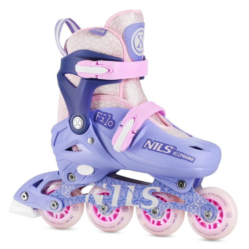 Rolki NILS EXTREME NA13102 (rozmiar 34-37) Fioletowy