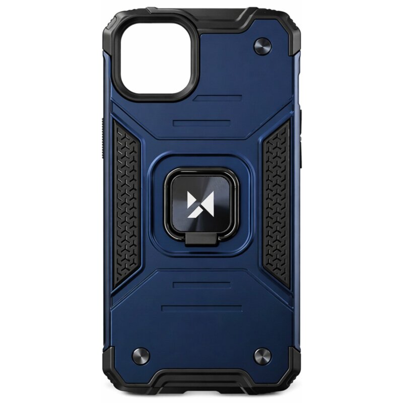Etui WOZINSKY Ring Armor do Apple iPhone 13 Pro Niebieski