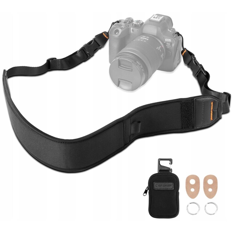 K&F Concept KF13.184 Neoprene na Szyję Ramię do Aparatu DSLR SLR Mirrorless Kamery Canon Nikon Sony
