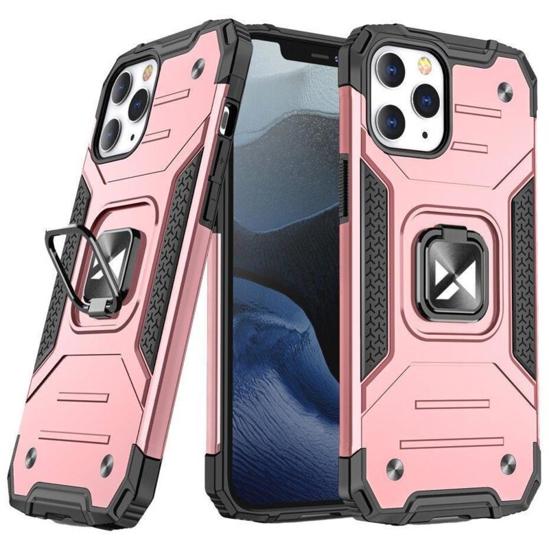 Etui WOZINSKY Ring Armor do Apple iPhone 14 Pro Max Złoty