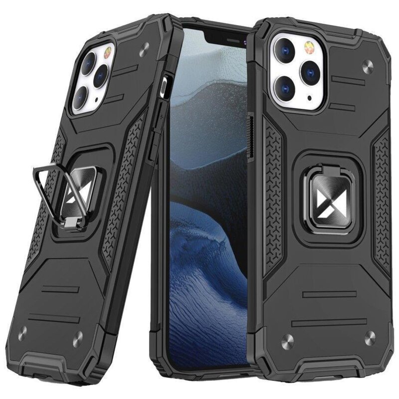 Etui WOZINSKY Ring Armor do Apple iPhone 14 Pro Czarny