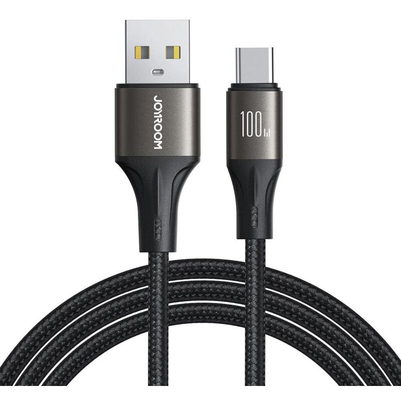 Kabel USB-A - USB-C JOYROOM Light-Speed S-A25 100W 1.2m Czarny