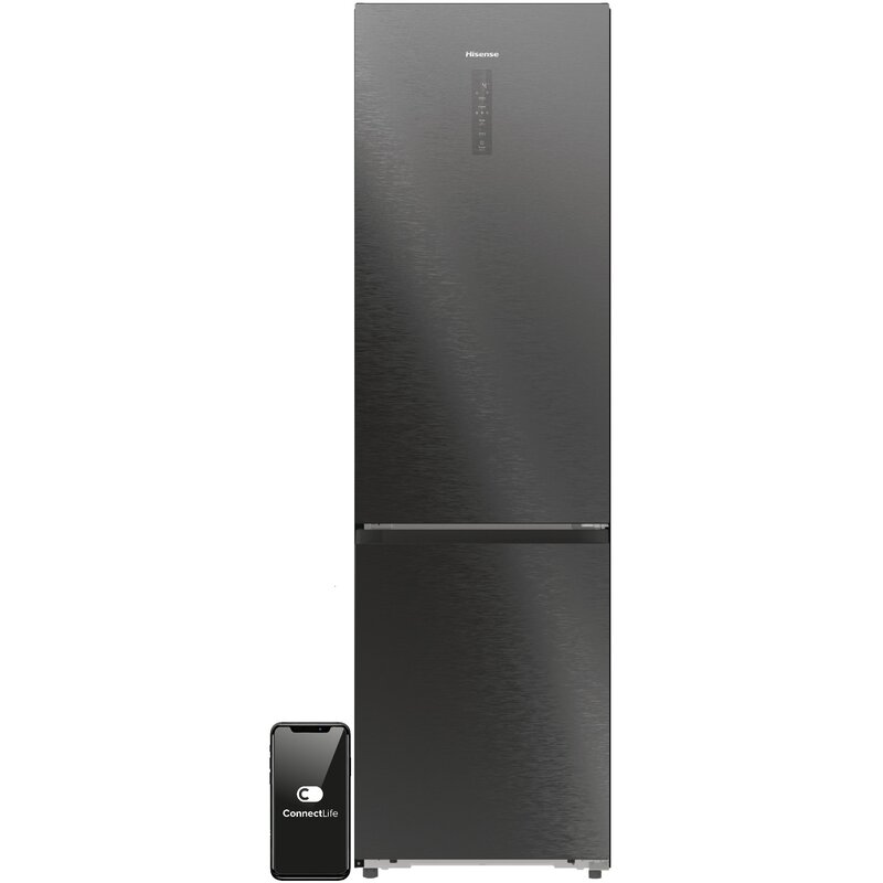 Lodówka HISENSE Pure Flex RB5P410SAFC No frost do obudowy 203cm Czarna
