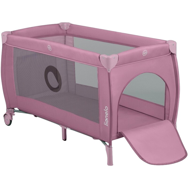 Łóżeczko turystyczne LIONELO Stefi Plus Różowy