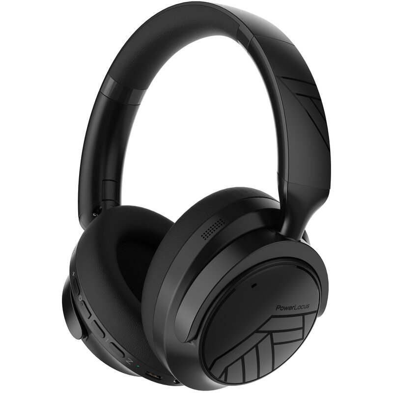 Słuchawki nauszne POWERLOCUS MoonFly Hybrid ANC Czarny
