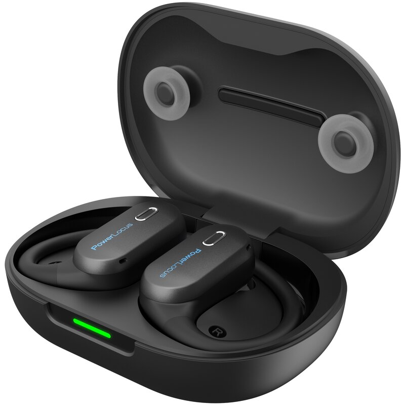 Słuchawki powietrzne POWERLOCUS Jumpy  Czarny