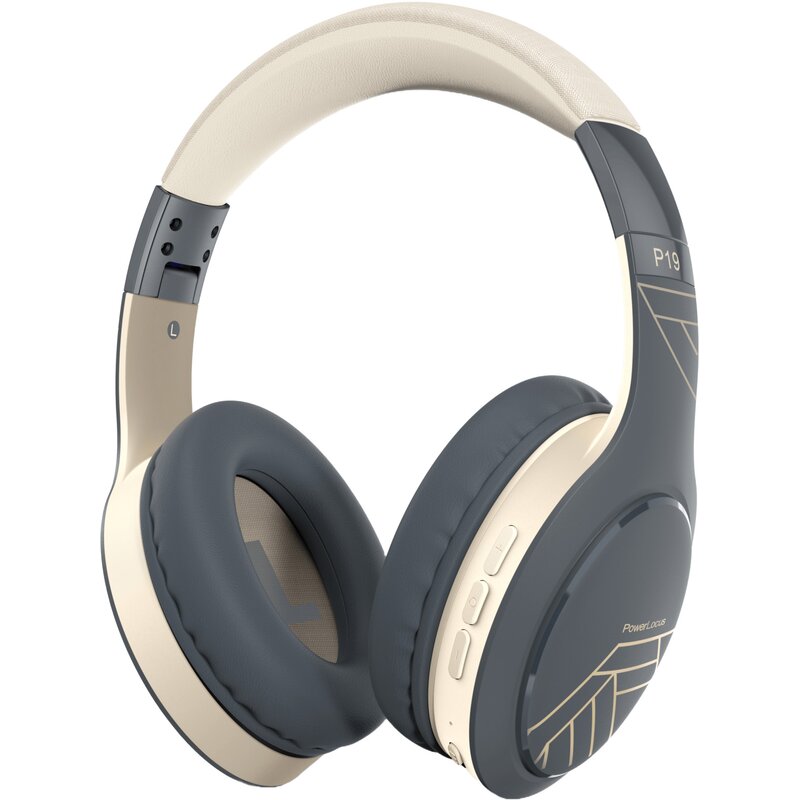 Słuchawki nauszne POWERLOCUS P19 Szary