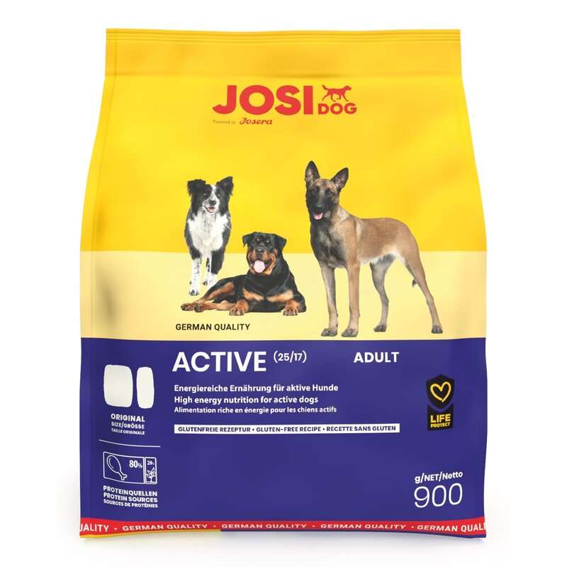 Karma dla psa JOSIDOG Adult Active Drób 900 g