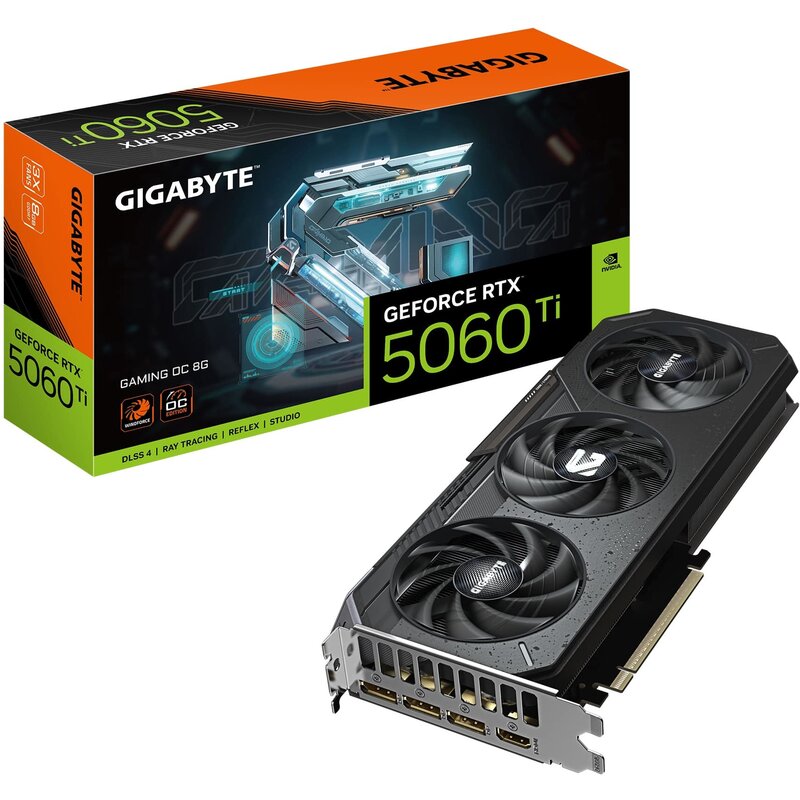 Karta graficzna GIGABYTE GeForce RTX 5060 Ti Gaming OC 8GB DLSS 4.5