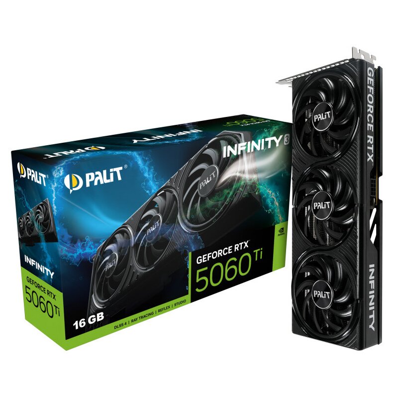 Karta graficzna PALIT GeForce RTX 5060 Ti Infinity 3 16GB DLSS 4.5