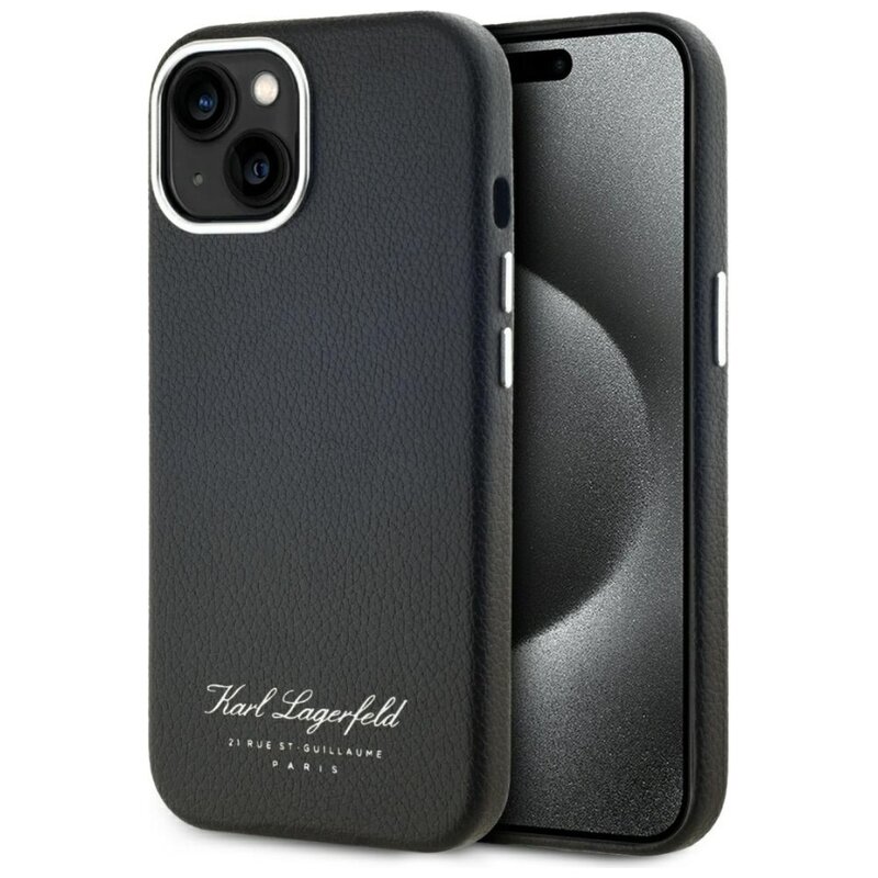 Etui KARL LAGERFELD Hotel RSG do Apple iPhone 15 Czarny