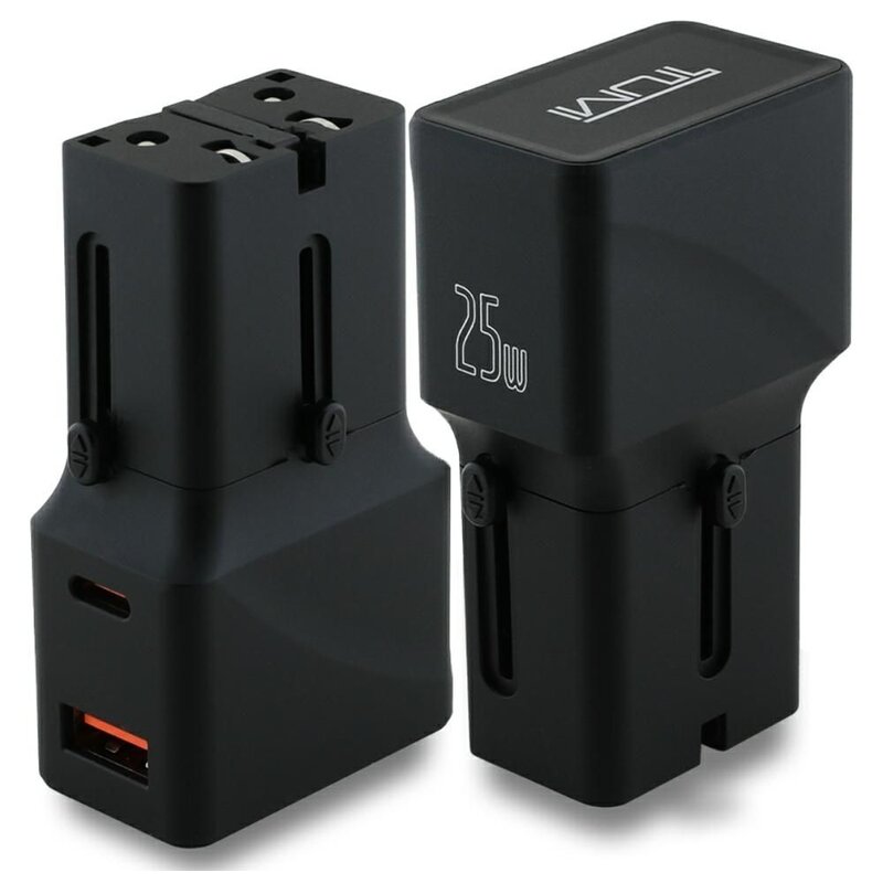 Adapter podróżny TUMI Travel Adapter (EU/UK/US/AU) Czarny