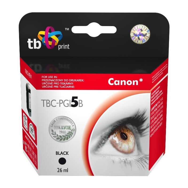 TB Print TBC-PGI5B (zamiennik PGI-5BK) Czarny 26 ml