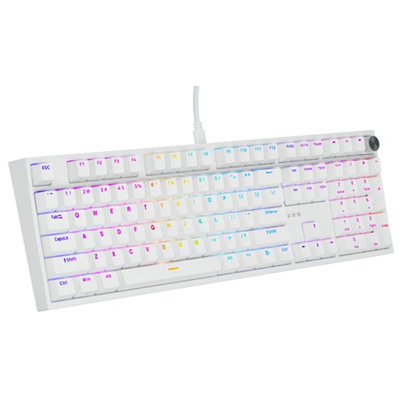 Genesis Thor 404 US RGB Outemu Peach Silent Biały