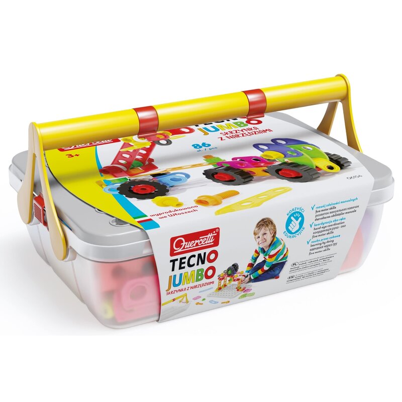 Zabawka skrzynka z narzędziami QUERCETTI Tecno jumbo 040-6154