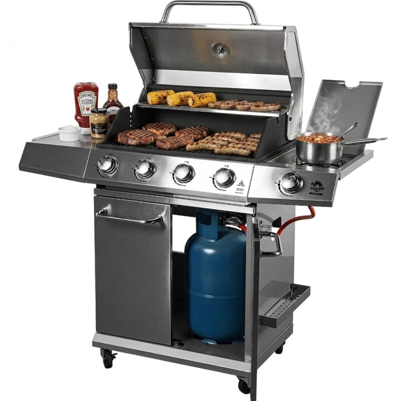 Grill ogrodowy gazowy BROWIN dragON BBQ G201 331201 18.8 kW 67,5 x 43,5 cm