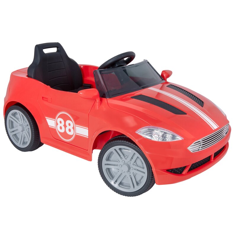 Samochód dla dziecka EVO Samochód Turbo Czerwony