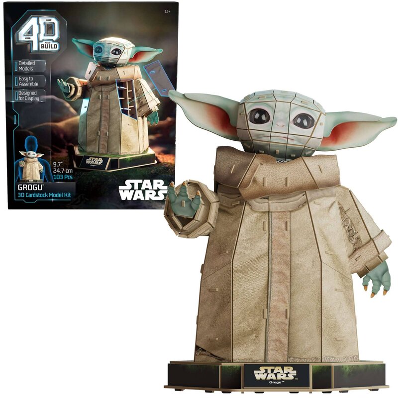 Puzzle 3D SPIN MASTER 4D Build Star Wars Gwiezdne Wojny Grogu Baby Yoda (103 elementów)