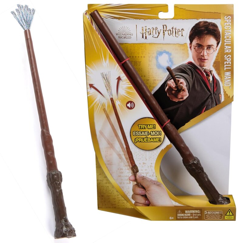 Różdżka SPIN MASTER Wizarding World Harry Potter Spectacular Spell Wand 6071774 20150085