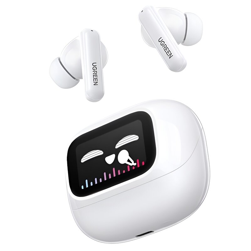 UGREEN EchoBuds HiTune T6 Magic Dokanałowe Bluetooth 5.4 Funkcje AI Biały
