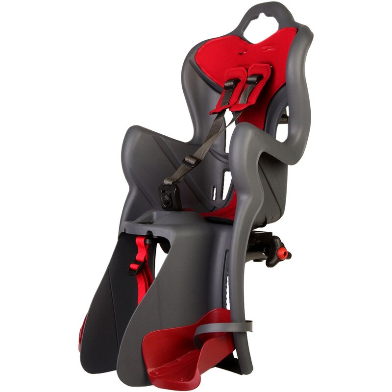 Fotelik rowerowy BELLELLI B-One Clamp Tylny Bagażnik 22kg Czarny