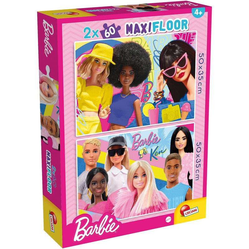 Puzzle LISCIANI MaxiFloor Barbie 304-109661 (120 elementów)