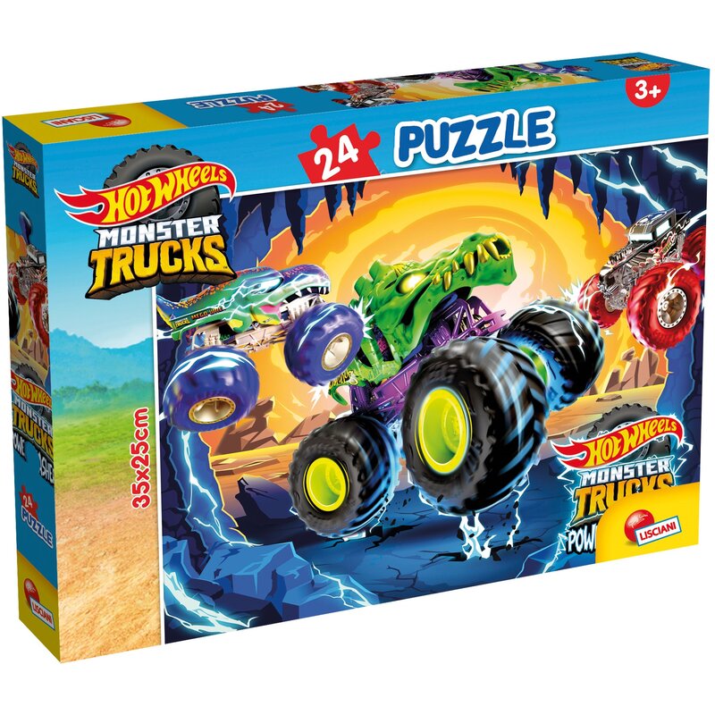 Puzzle LISCIANI Hot Wheels Monster Truck 304-109647 (24 elementy)