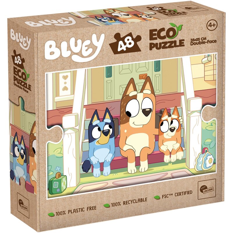 Puzzle LISCIANI Eco Bluey 304-111145 (48 elementów)