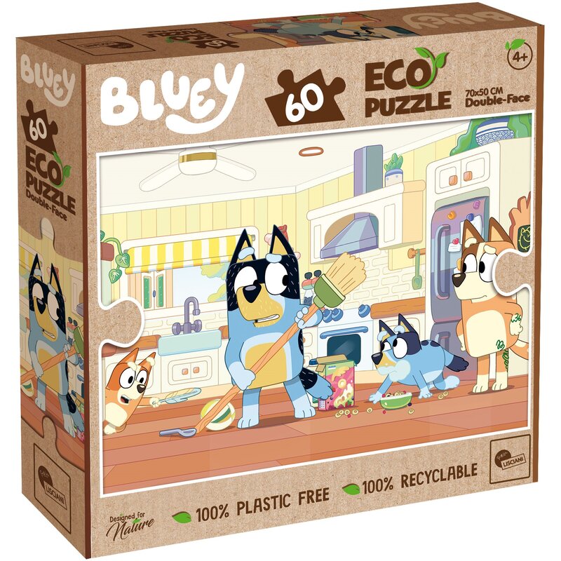 Puzzle LISCIANI Eco Bluey 304-104819 (60 elementów)