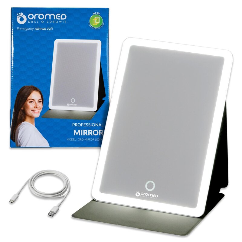 Lusterko kosmetyczne OROMED Oro-Mirror LED X2