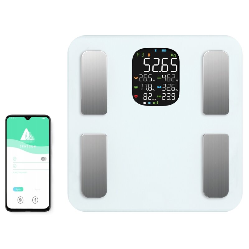 Waga łazienkowa OROMED Oro-Bluetooth H Smart Biały