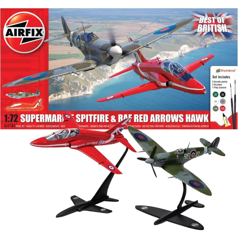 Airfix Gift Set Best of British Spitfire and Hawk