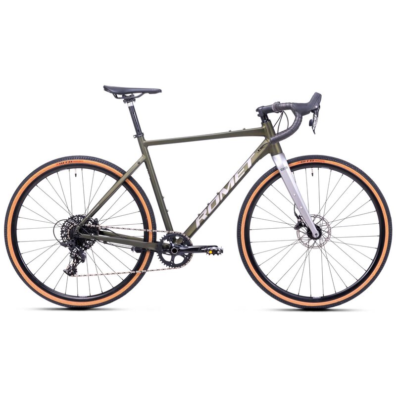 Rower gravel ROMET Boreas 2 U20 28 cali Zielono-grafitowy 2024
